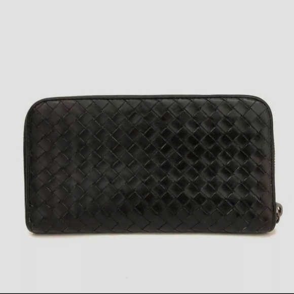 Bottega Veneta Intrecciato Lambskin Zip Around Long Wallet - Picture 6 of 8